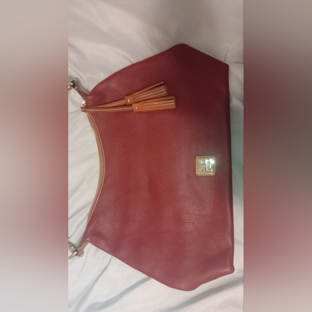 Dooney & Bourke Rich Brown Leather Shoulder Bag